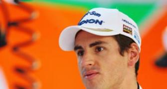 Sutil at Force India for seat-fitting ahead of test