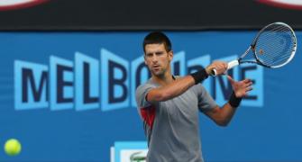 Photos: Djokovic faces tough first round