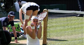 PHOTOS: Lisicki too strong for Radwanska in Wimbledon semis