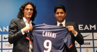 PSG sign Uruguay striker Cavani to five-year deal