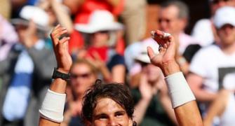 Nadal takes first set against Djokovic in semi-final