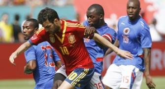 Spain hold on for friendly win over Haiti
