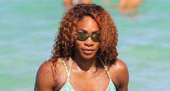 Serena Williams shows off bikini body on holiday