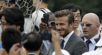 Photos: Beckham mania leaves seven hurt in Shanghai