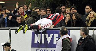 Serie A: Pazzini brace helps Milan leapfrog Lazio