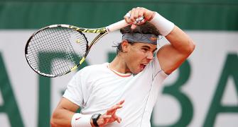 French Open PHOTOS: Nadal wobbles, Federer dances