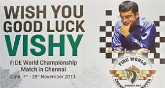 PHOTOS: Chennai wishes Viswanathan Anand good luck