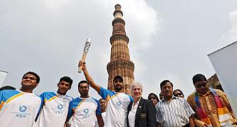 2014 CWG: QBR goes to Qutub Minar, India leg ends