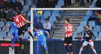 La Liga: Bilbao halt Getafe charge, move up to fifth