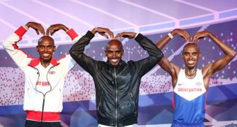 Mo Farah unveiled 'twice' over at Madame Tussauds