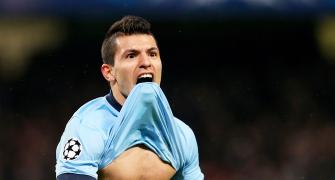City striker Aguero charged by FA with violent conduct