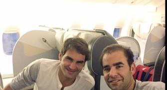 Just landed in Delhi: Federer