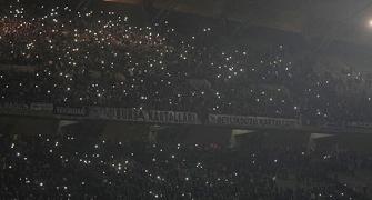 Europa League: Besiktas game halted twice as floodlights fail