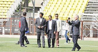FIFA team inspects Cooperage ground as part of U-17 WC preparation