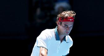 Aus Open PHOTOS: Federer eases past Duckworth, Azarenka staggers into 2nd rnd
