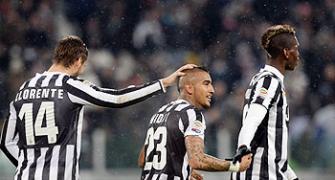 Serie A: Vidal brace helps Juve stay eight clear after 12th straight win