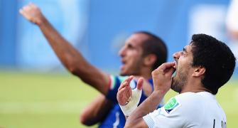 Will FIFA suspend Suarez for biting?