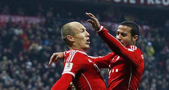 Bundesliga: Robben 'tricks' for Bayern and other bizarre goals...