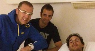 Rafael Nadal shares photos after successful appendix surgery