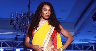 First Look: Venus Williams wears sari, dances to Bollywood number!