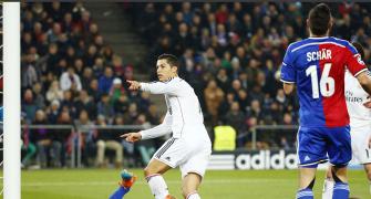 Champions League PHOTOS: Ronaldo strike sinks Basel; Arsenal make last 16