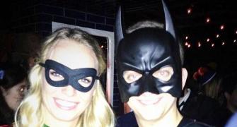 It's a Happy Halloween for Wozniacki 'Robin'