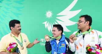India at Asiad on Day 2: Men win bronze in 10m air pistol; two squash medals assured