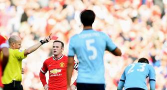 Did Rooney deserve a red card?