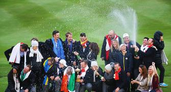 In PHOTOS: Wild celebrations ensue as Europe retain Ryder Cup