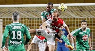 Ligue 1: Monaco title push stalls with 1-1 St Etienne home draw