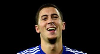 Belgian forward Eden Hazard signs new long-term Chelsea contract