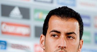 Barca's Busquets insists all is well between Messi and coach Enrique