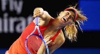 Australian Open: Sharapova crashes Martic's birthday party