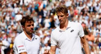 Wawrinka stopped in his tracks by Anderson bombardment