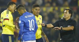 Copa America PHOTOS: Neymar sent off as Colombia shock Brazil