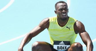 Bolt clocks year's second fastest time to win Racers GP