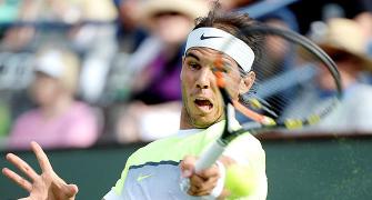 PHOTOS: Misfiring Nadal reaches last 16 at Indian Wells