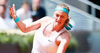 Kvitova ends Serena's long unbeaten run