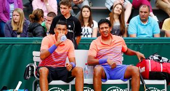 French Open: Bhupathi-Kyrgios lose in first round