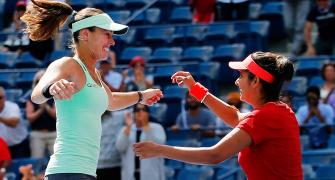 Wuhan Open: Sania-Hingis storm into doubles final