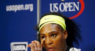 Serena finally falls after riding her luck