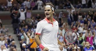 Age-defying Federer shrugs off retirement talk on 'tough night'