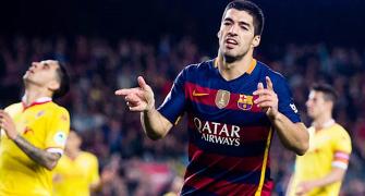 Footballers of the weekend: Suarez shines in Europe