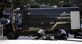Rio bomb squad blows up backpack near cycling course - official