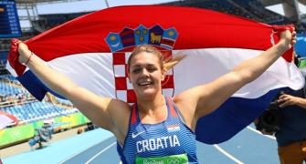 Croatia's Sandra Perkovic bags gold in women's discus
