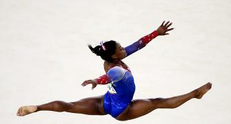Biles wins record-equalling fourth gold with floor victory