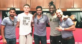 PIX: Ashwin, Dhawan, Bhuvi chill out with Miami Heat