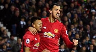 PHOTOS: Ibrahimovic double lifts United to victory
