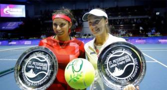 Streak continues! Mirza-Hingis win 40th match to lift St Petersburg title