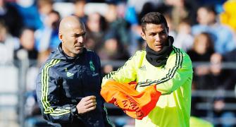 Ronaldo backs Zidane after first defeat as Real coach